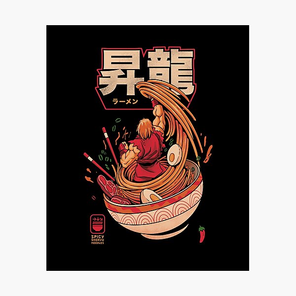 Spicy Shoryu Noodles Photographic Print