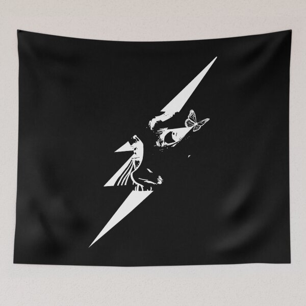 Item preview, Butterfly with lightning and face. designed and sold by emphatic.