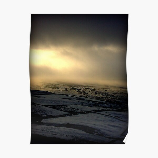 moors near Haworth Poster