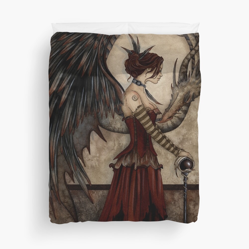 Court Of The Dragon Duvet Cover