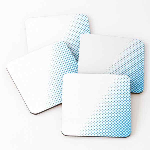 Item preview, Blue and White Halftone Pattern designed and sold by Poetic Patterns Studio.