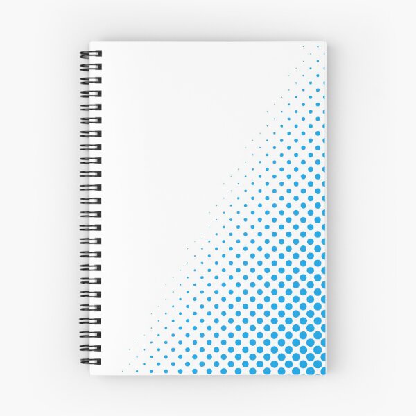 Item preview, Blue and White Halftone Pattern designed and sold by Poetic Patterns Studio.