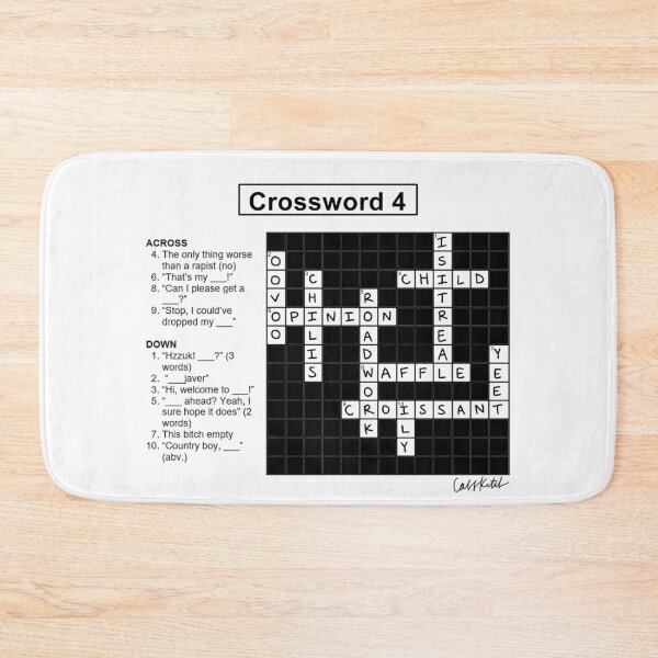 Item preview, Vine Crossword Puzzle #4 designed and sold by cass-ketch.