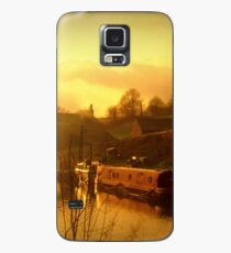 Sonnenuntergang Kanal Hülle & Klebefolie für Samsung Galaxy