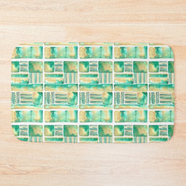 Item preview, Abstract green and gold designed and sold by Azyrielle.