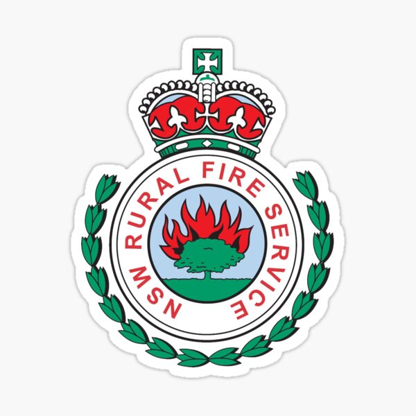 NSW Rural Fire Service Sticker