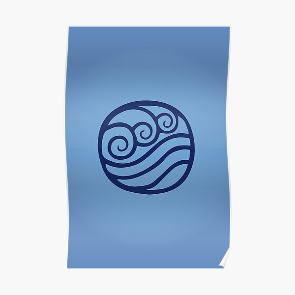 Waterbending Logo Poster