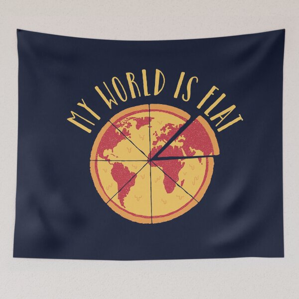 Item preview, My World Is Flat designed and sold by DinoMike.
