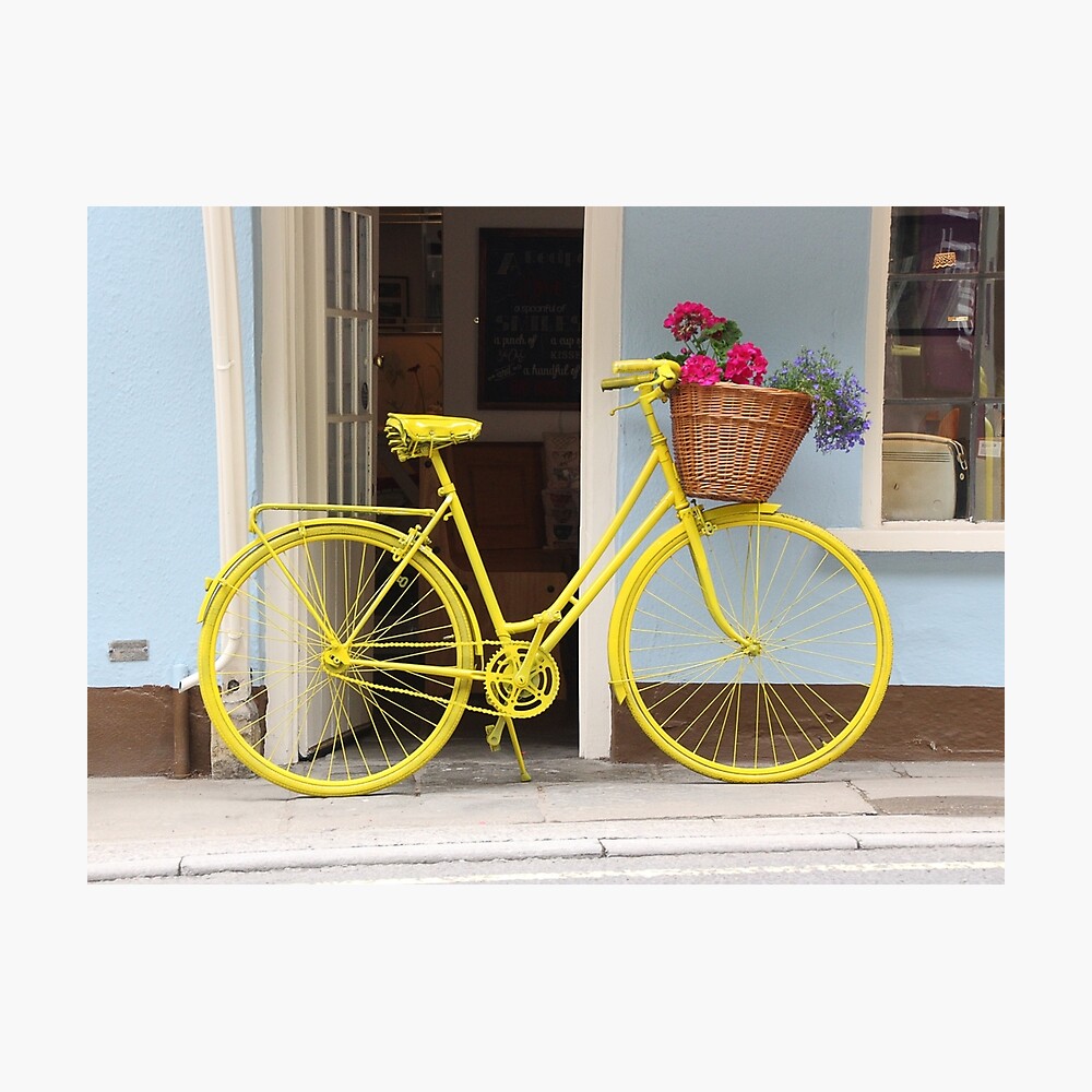 Yellow old hot sale school bike