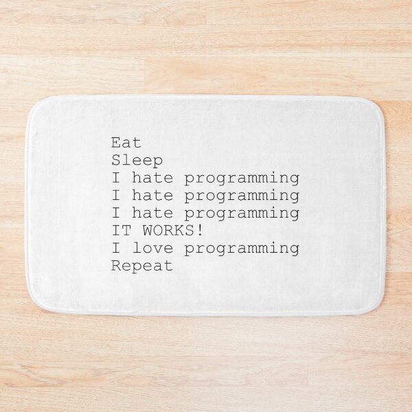 Item preview, Daily routine of a programmer designed and sold by GoodQuality.