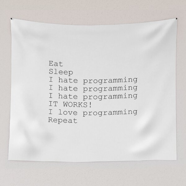 Item preview, Daily routine of a programmer designed and sold by GoodQuality.