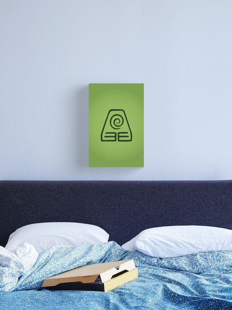 Thumbnail 2 of 3, Canvas Print, Earthbending Logo designed and sold by Logogami.
