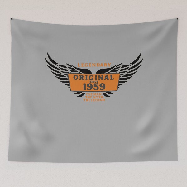 Item preview, 61st Birthday Born 1959 - Legends T-Shirt designed and sold by Dubbra.