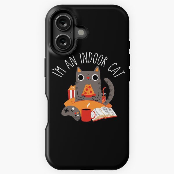Vista previa del artículo con la obra «Gato de interior», diseñado y vendido por DinoMike.