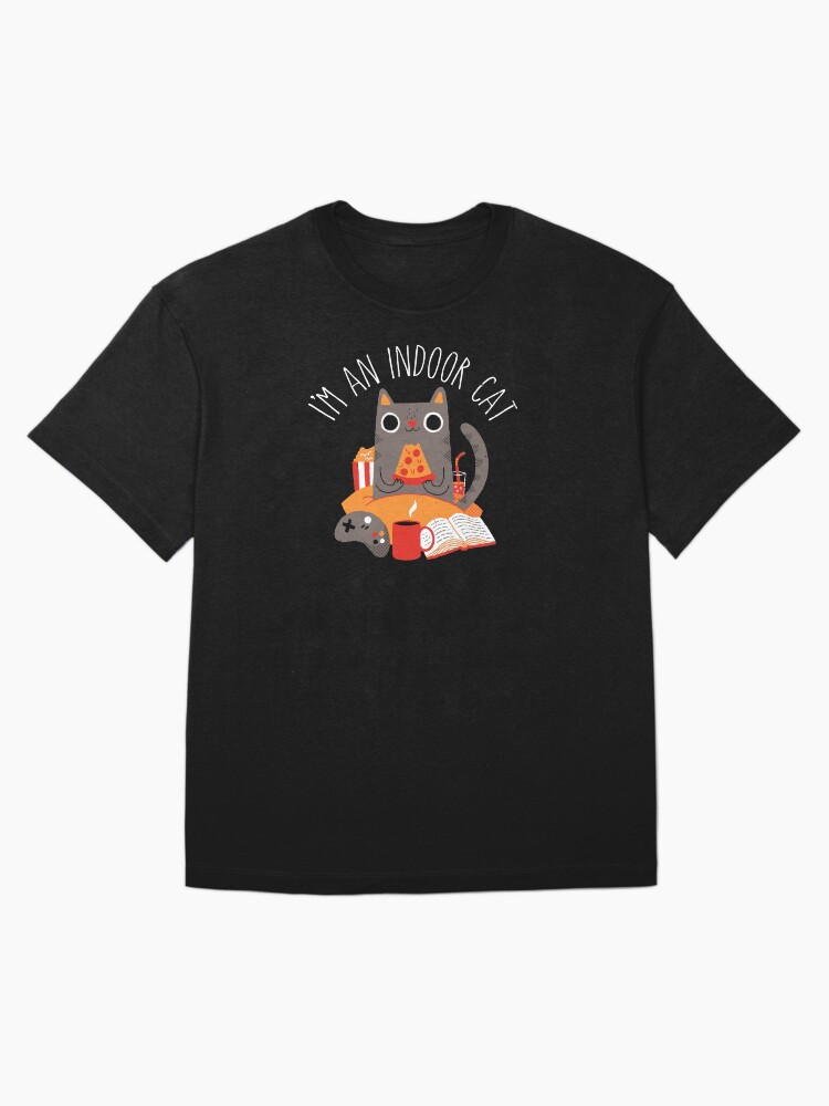Thumbnail 3 of 7, Oversized T-Shirt, Indoor Cat designed and sold by DinoMike.