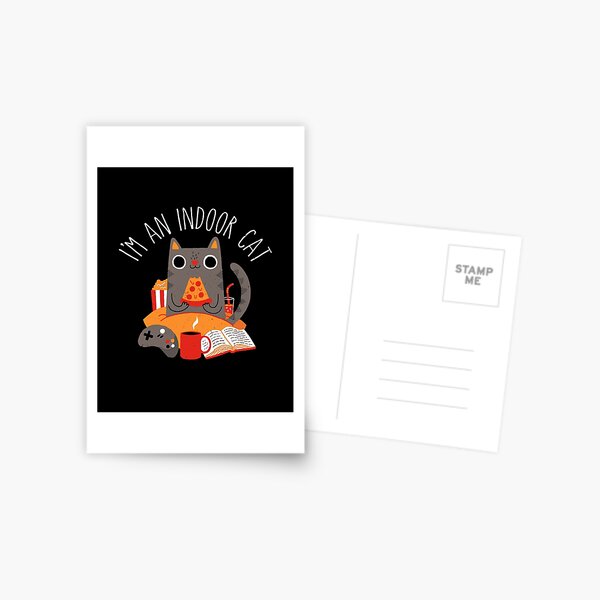 Indoor Cat Postcard