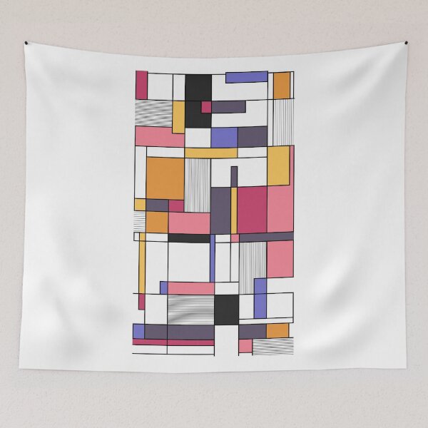 Item preview, Abstract colored shapes and forms designed and sold by mikath.