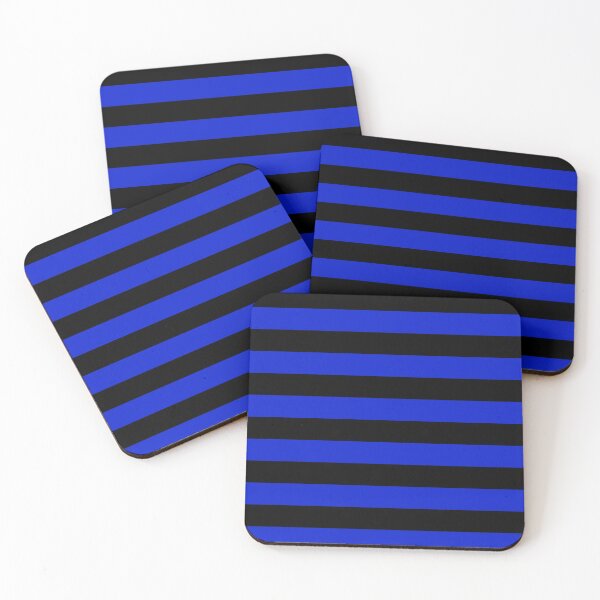 Item preview, Basic Chunky Stripes - Black & Blue designed and sold by TheFrostedDonut.