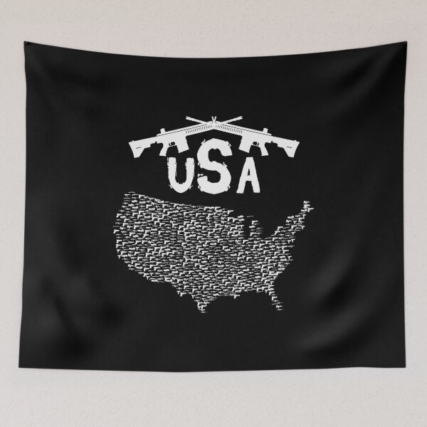 Item preview, USA depicted with weapons designed and sold by GoodQuality.