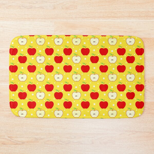 Item preview, Apples and slices Yellow Pattern designed and sold by mrhighsky.