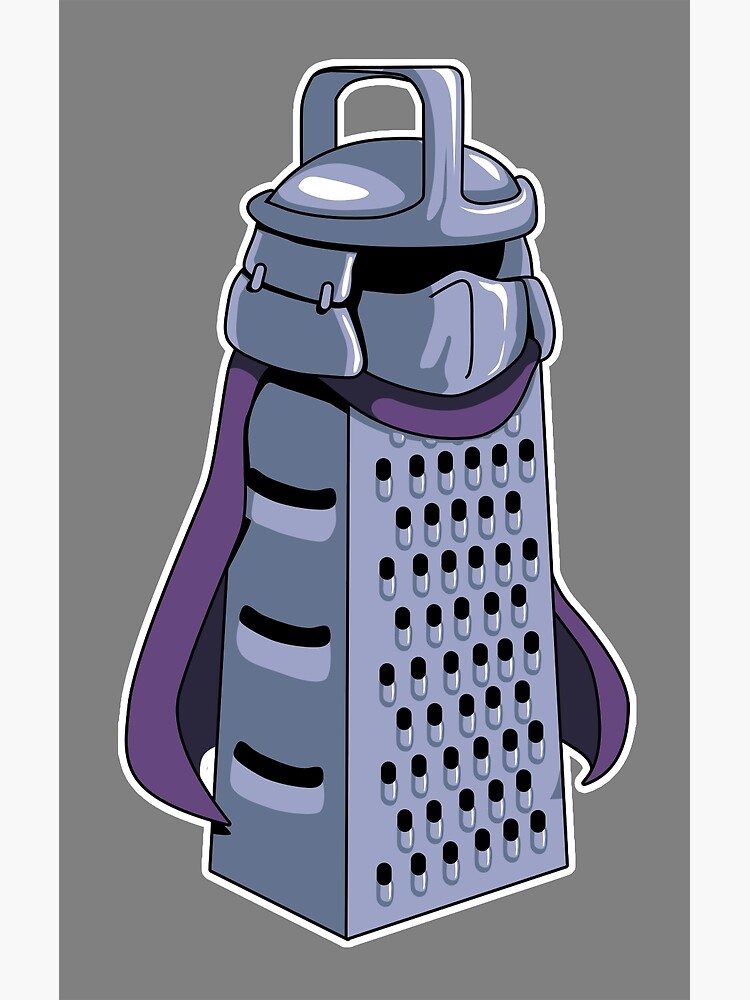 Master Shredder From TMNT Was Based On a Cheese Grater (Mini Channel  Update) 