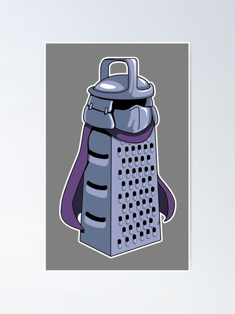Master Shredder was based on a cheese grater