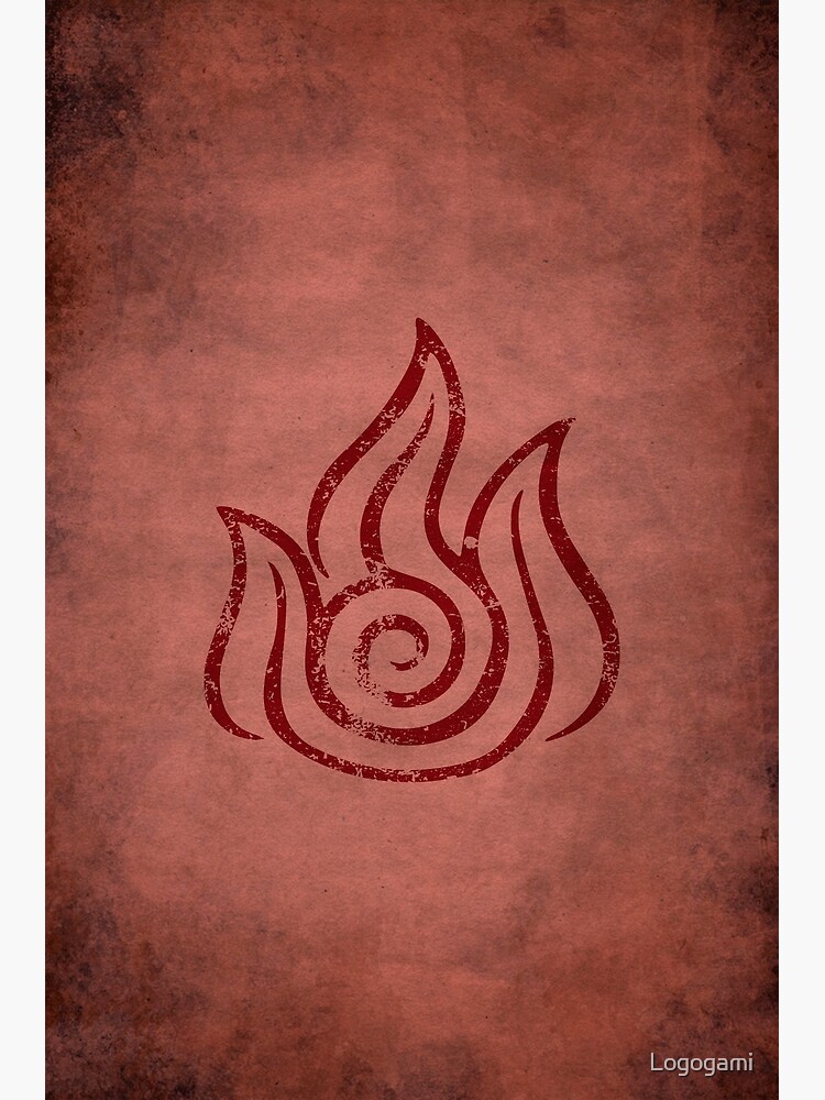 Firebending Logo · Distressed by Logogami