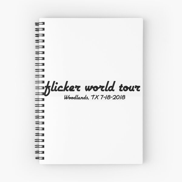 Item preview, Flicker World Tour w/custom show date - Woodlands designed and sold by randii m.