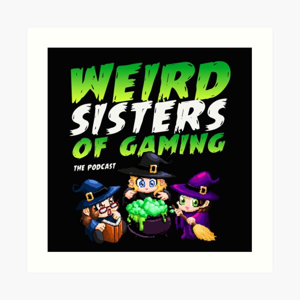 Weird Sister of Gaming Cover Art Art Print