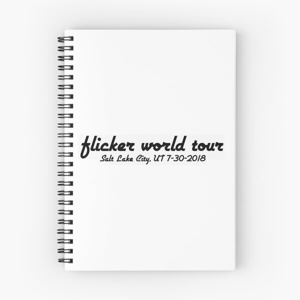Item preview, Flicker World Tour w/custom show date - Salt Lake designed and sold by randii m.