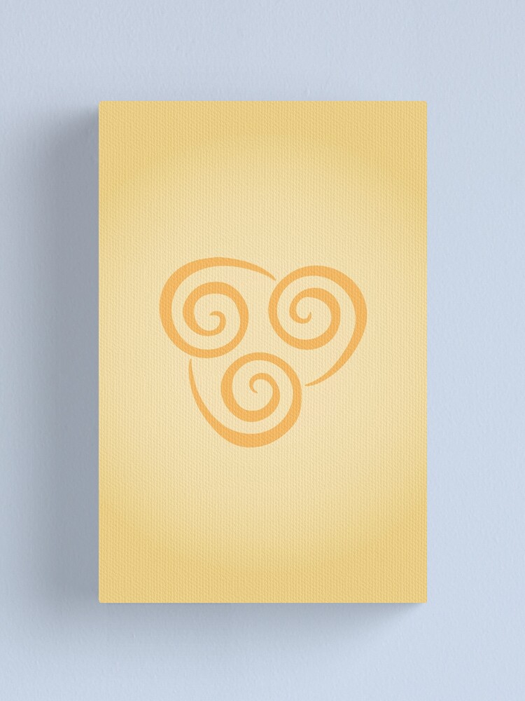 Alternate view of Airbending Logo Canvas Print