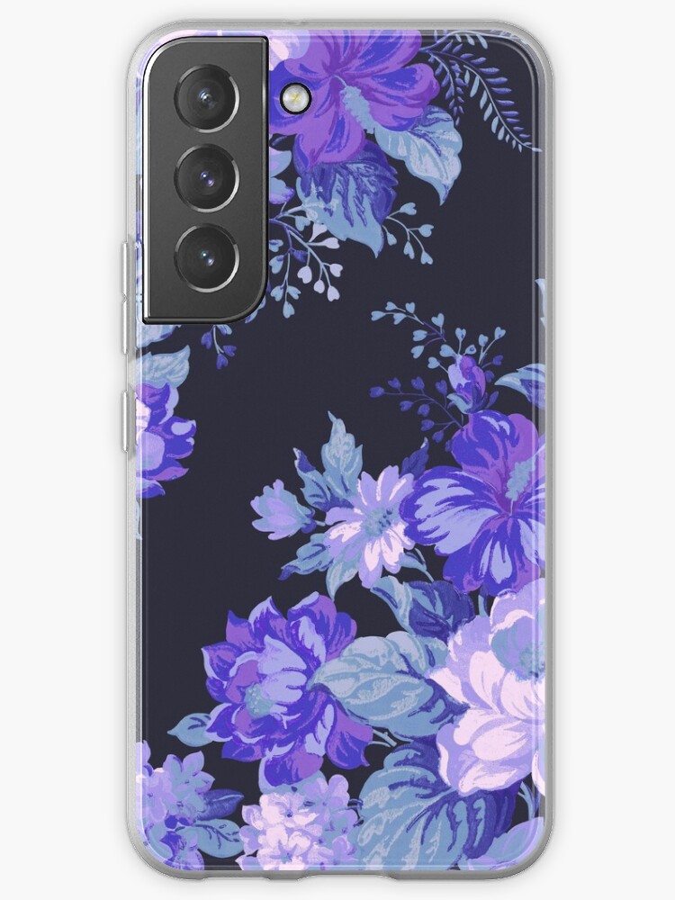 Thumbnail 1 of 4, Samsung Galaxy Phone Case, Midnight Floral Pattern designed and sold by Steve Haskamp.