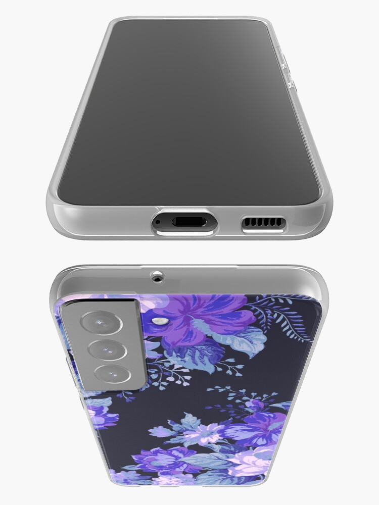 Thumbnail 3 of 4, Samsung Galaxy Phone Case, Midnight Floral Pattern designed and sold by Steve Haskamp.