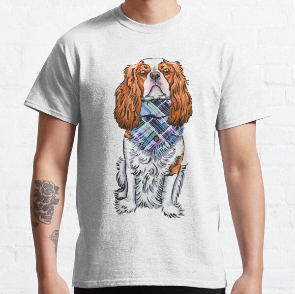 Cavalier King Charles Spaniel - Blenheim Scarf Classic T-Shirt