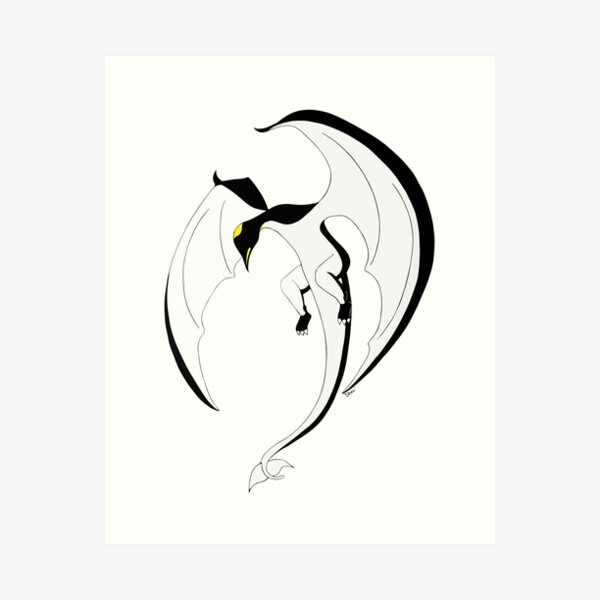 The Penguin-Dragon (Second evolution) Art Print