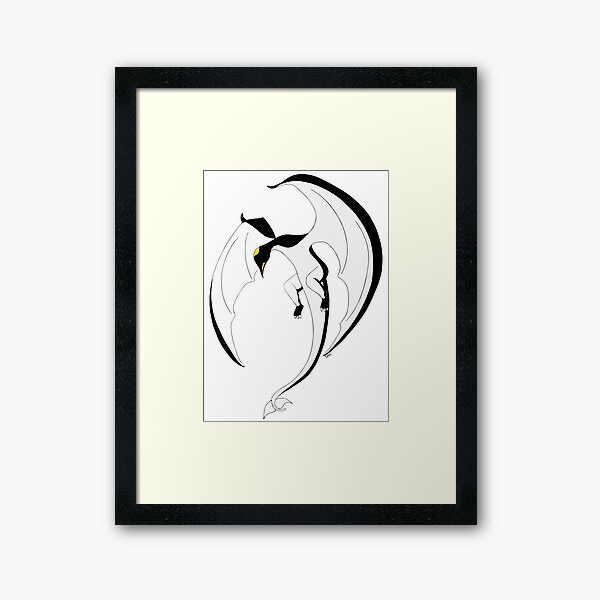 The Penguin-Dragon (Second evolution) Framed Art Print