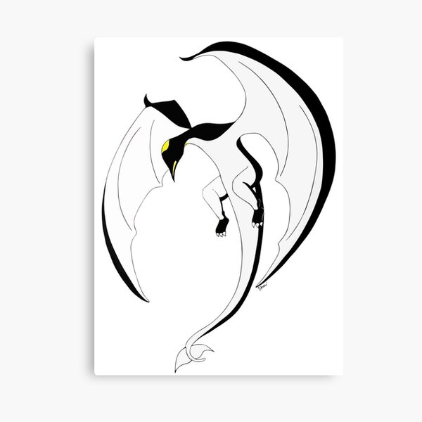 The Penguin-Dragon (Second evolution) Canvas Print