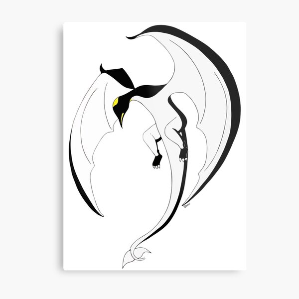 The Penguin-Dragon (Second evolution) Metal Print