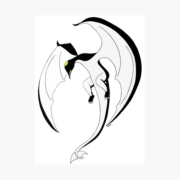 The Penguin-Dragon (Second evolution) Photographic Print