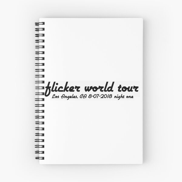 Item preview, Flicker World Tour w/custom show date - LA One designed and sold by randii m.