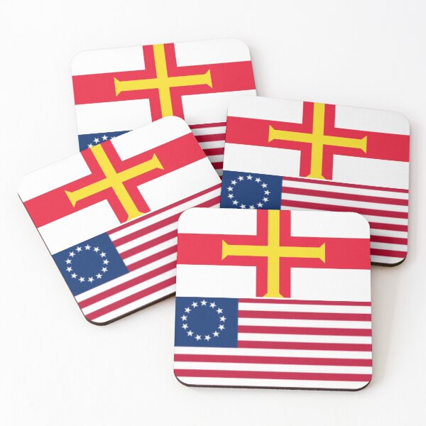 Item preview, Guernsey (Channel Island) and USA Betsy Ross Flags designed and sold by JonathanR1994.