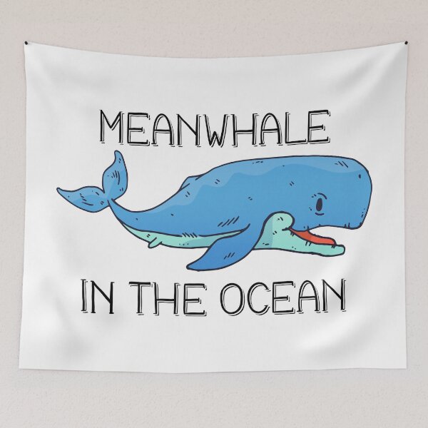 Item preview, Whale humor | Meanwhile in the ocean. designed and sold by emphatic.