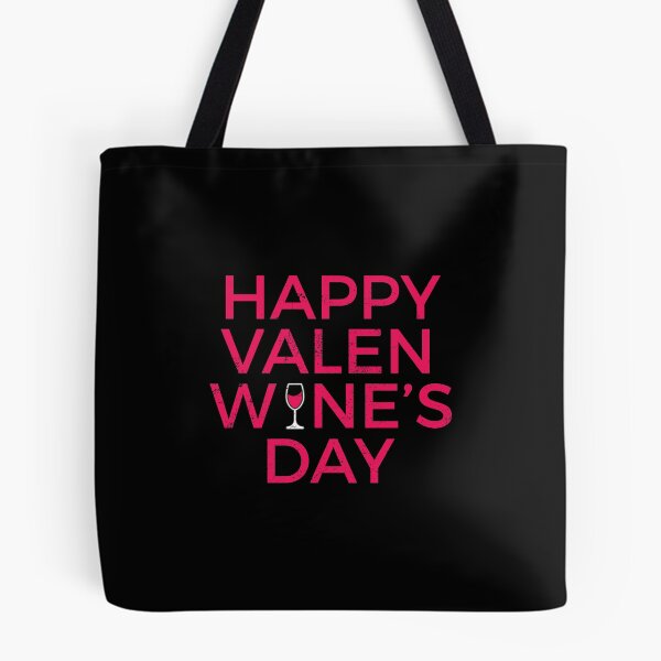 Item preview, Funny wine lover Happy Valenwine's Day print designed and sold by blive.