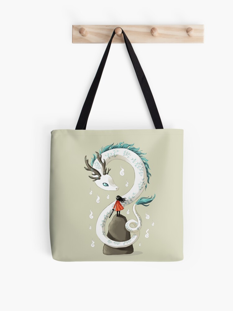 Thumbnail 1 of 2, Tote Bag, Dragon Spirit designed and sold by freeminds.