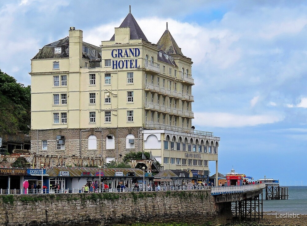 "The Grand Hotel, Llandudno, Wales" by Lesliebc | Redbubble