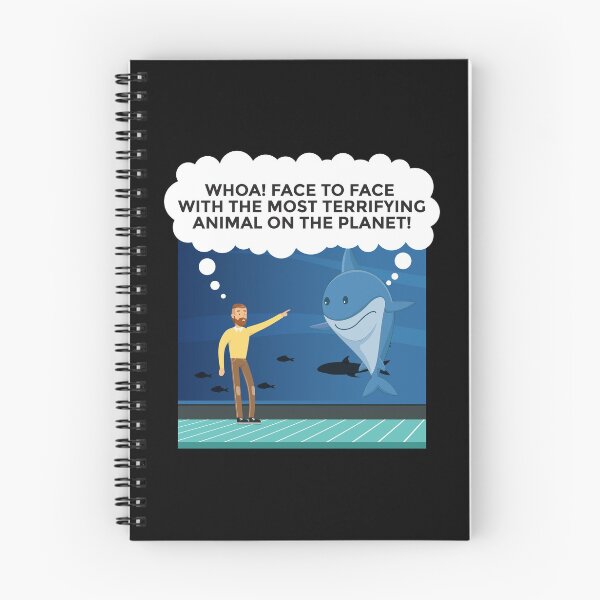 Item preview, Face to face with shark fun design designed and sold by blive.
