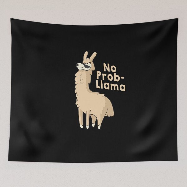 Item preview, No Probllama - Lama designed and sold by Mohja-Design.