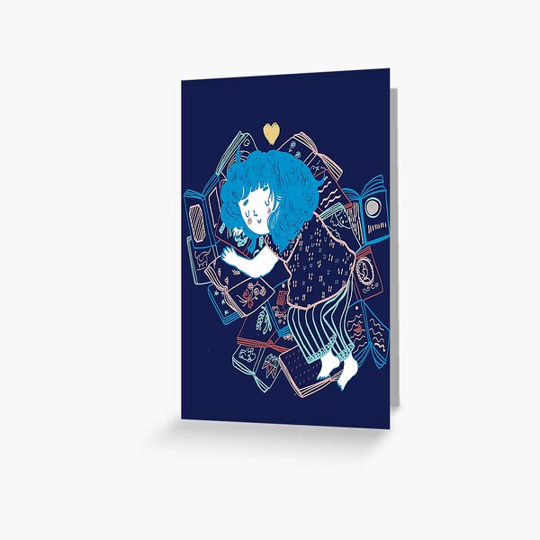 Books lover Greeting Card