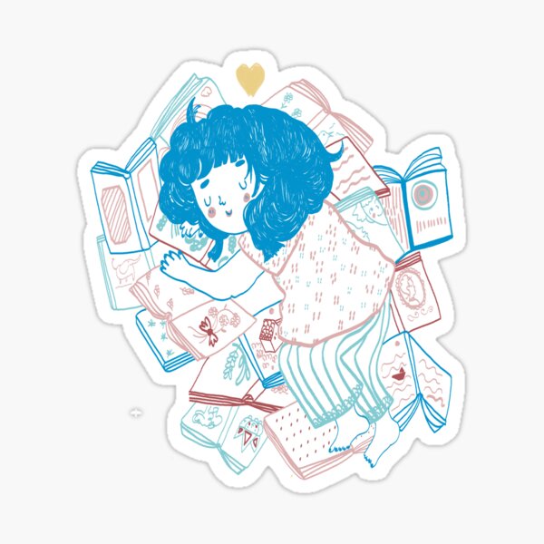 Books lover Sticker