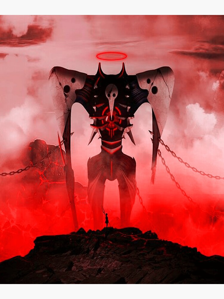 lámina fotográfica neon genesis evangelion sachiel tercer ángel